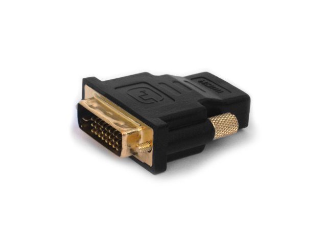 Adapter SAVIO cl-21 (HDMI F - DVI-D M; kolor czarny)