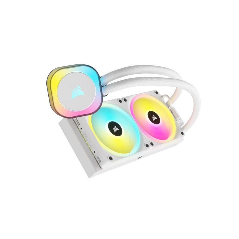 miniatura Chłodzenie wodne CORSAIR ICUE LINK H100I RGB WHITE (CW-9061005-WW)