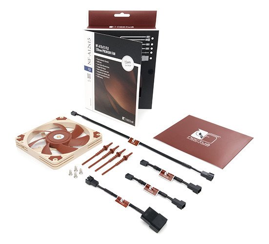 miniatura Wentylator NOCTUA NF-A12X15 FLX 120X120X15 MM