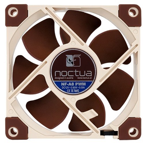 miniatura Wentylator NOCTUA NF-A8 PWM 80MM 450-2200 RPM