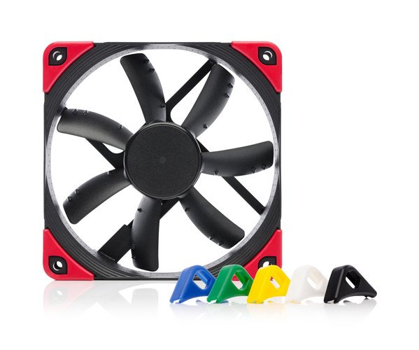 Wentylator NOCTUA 120MM NF-S12A PWM CHROMAX BLACK SWAP COLORS (NF-S12A PWM CH.BK.S)