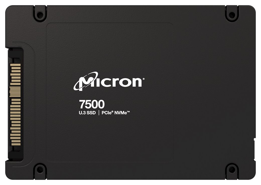 miniatura Dysk SSD Micron 7500 PRO 960GB U.3 (15mm) NVMe Gen4 MTFDKCC960TGP-1BK1DABYYR (DWPD 1) TCG