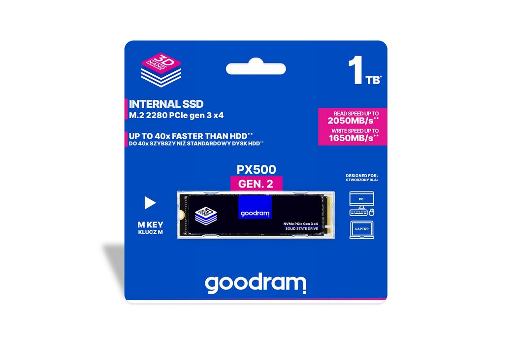 miniatura SSD GOODRAM PX500 M.2 512GB (SSDPR-PX500-512-80-G2)