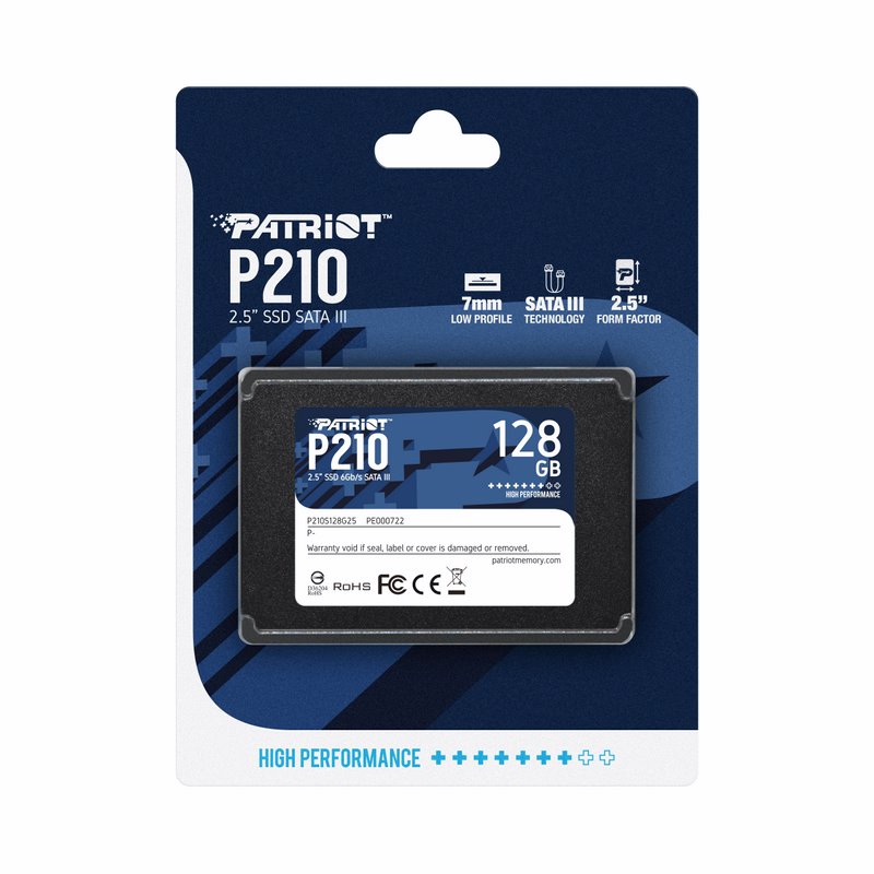 miniatura SSD PATRIOT P210 128GB SATA3 2.5 (P210S128G25)