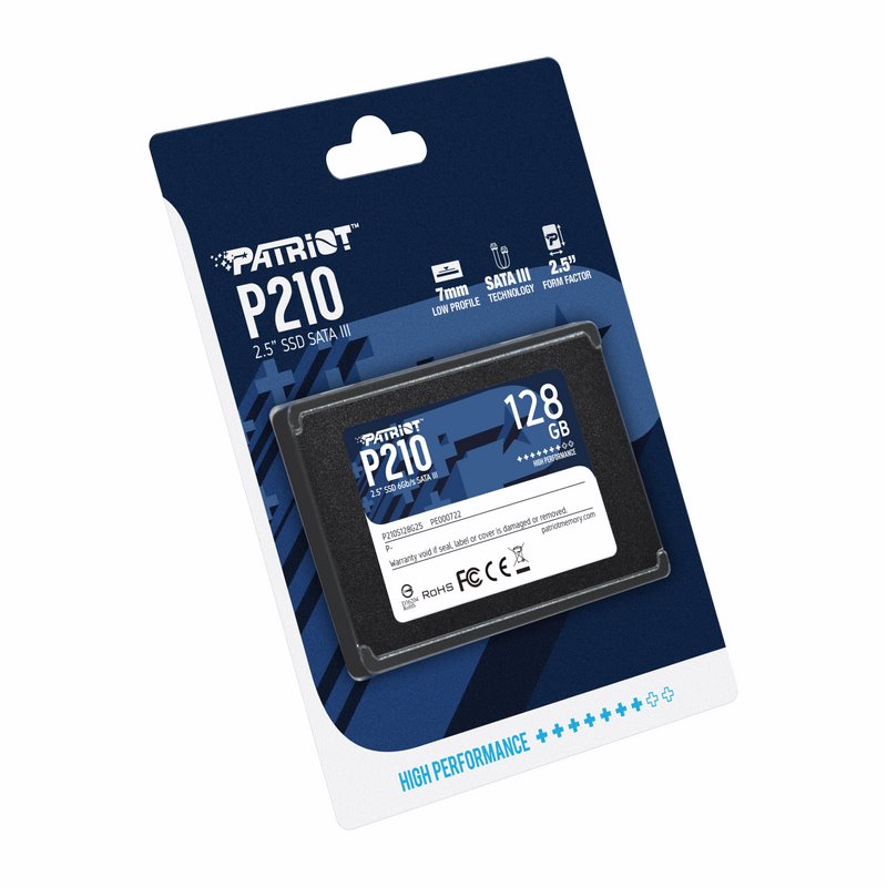 miniatura SSD PATRIOT P210 128GB SATA3 2.5 (P210S128G25)