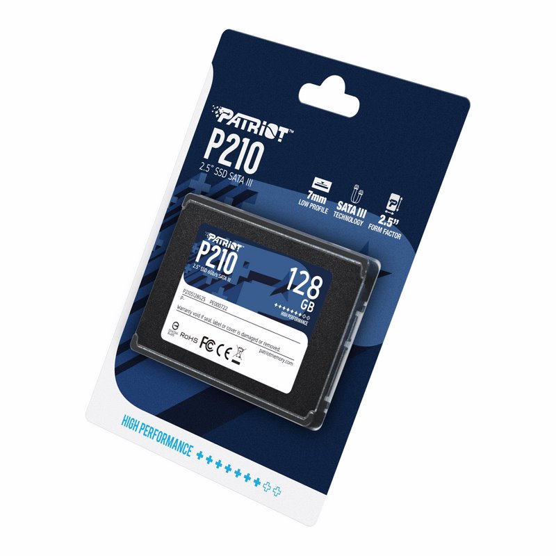 miniatura SSD PATRIOT P210 128GB SATA3 2.5 (P210S128G25)