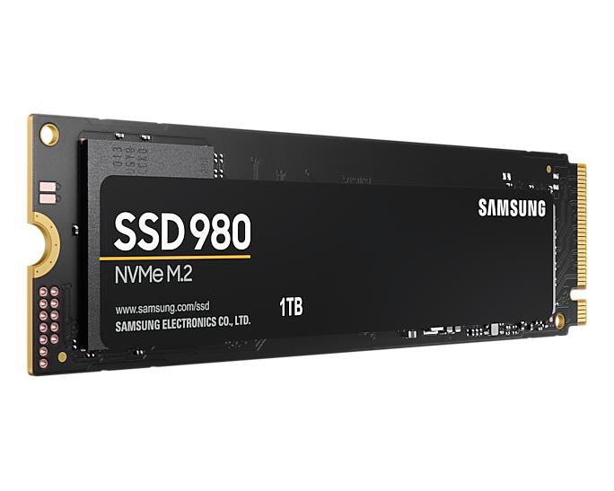 miniatura Dysk SSD SAMSUNG 980 1 TB M.2 2280 PCI-E X4 GEN3 NVME (MZ-V8V1T0BW)