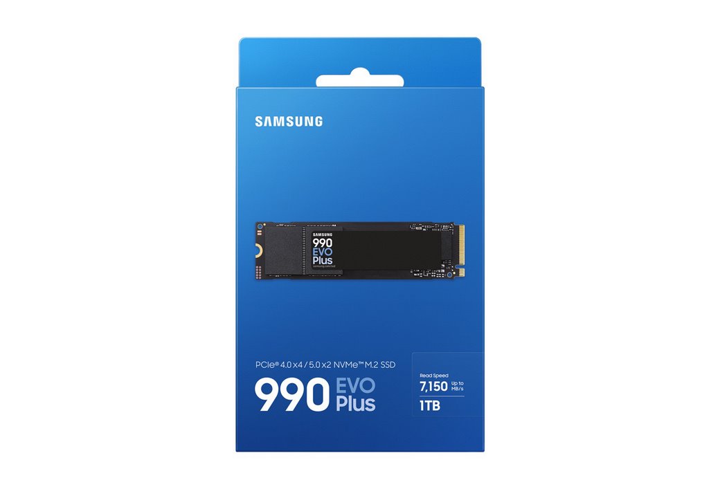 miniatura Dysk SSD Samsung 990 EVO Plus 1TB M.2 PCI-E x4  NVMe 5.0x2 (MZ-V9S1T0BW)