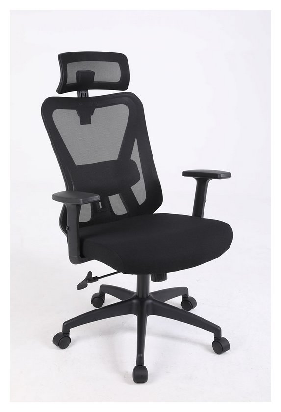 Ergonomiczny fotel biurowy ACTIVEJET T5 czarny (T5 BLACK)