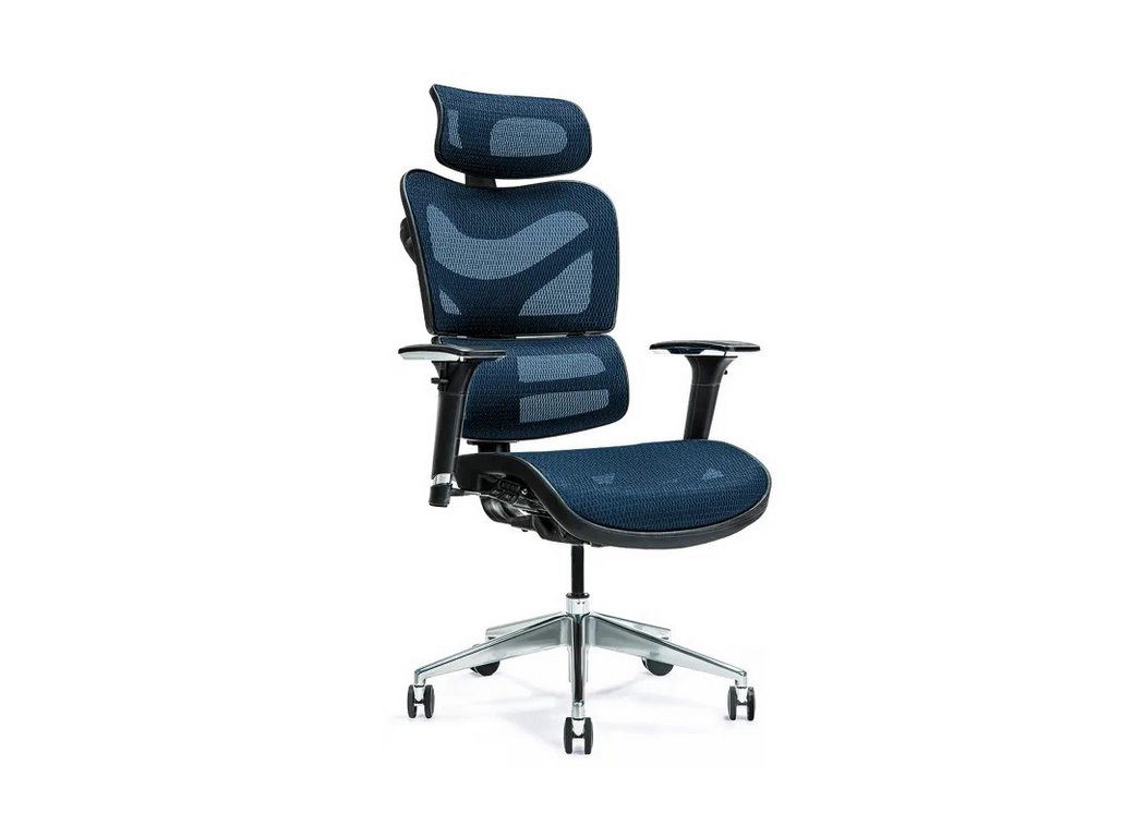 Ergonomiczny fotel biurowy ERGO 600 granatowy (JNS-726B BLUE)