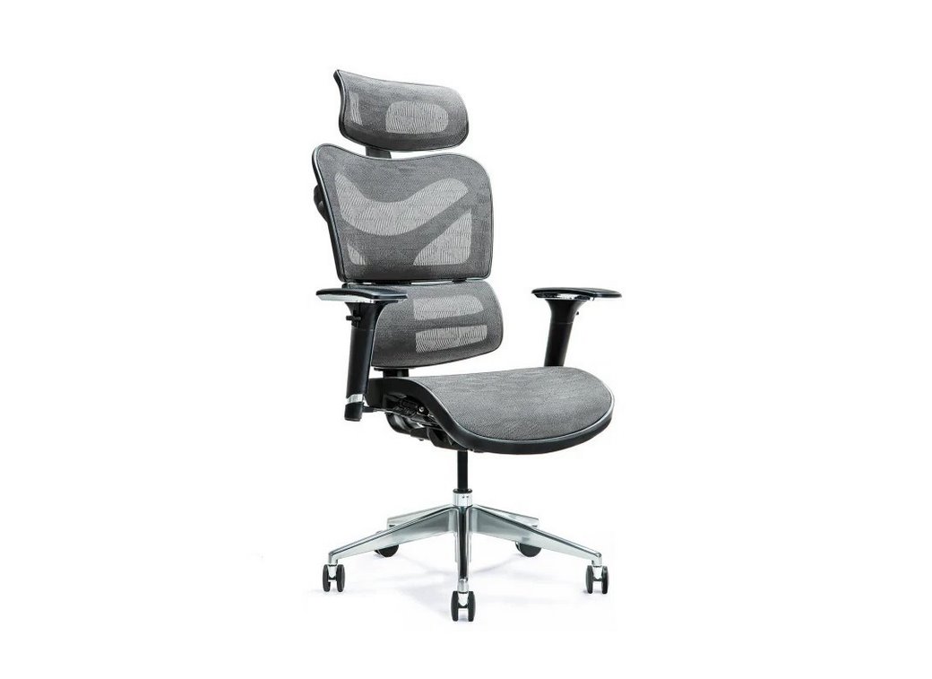 Ergonomiczny fotel biurowy ERGO 600 szary (JNS-726B GREY)