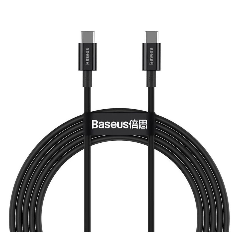 BASEUS KABEL USB-C DO USB-C SUPERIOR SERIES, 100W, (CATYS-B01)