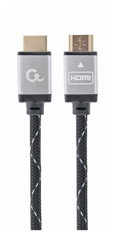 Kabel GEMBIRD Seria select plus CCB-HDMIL-3M (HDMI M - HDMI M; 3m; kolor czarny)