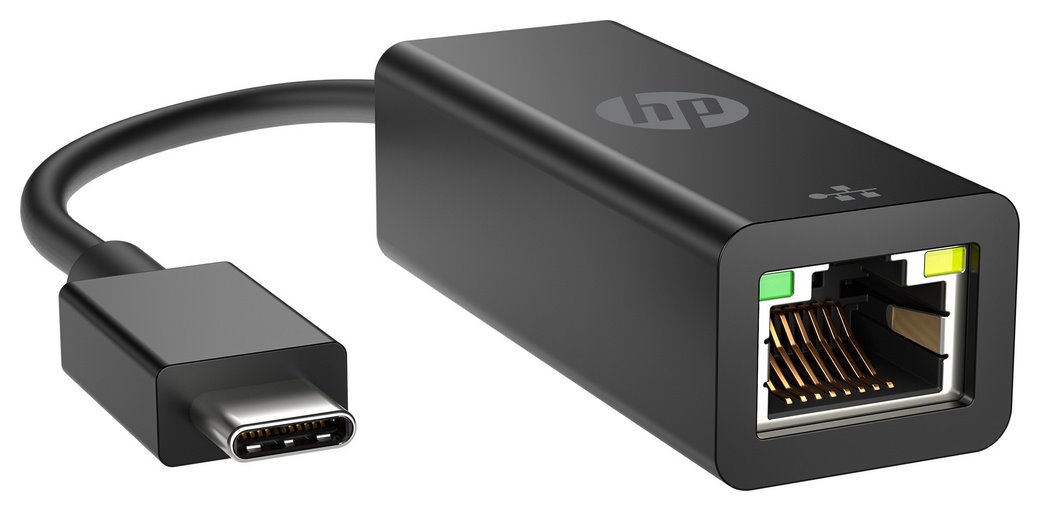 miniatura Przejściówka HP USB-C to RJ45 Adapter G2 czarna 4Z534AA