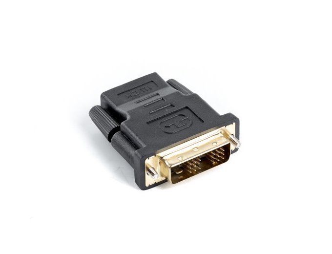 Adapter Lanberg AD-0013-BK (HDMI F - DVI-D M; kolor czarny)