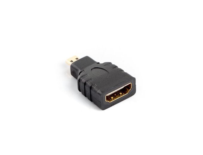 Adapter Lanberg AD-0015-BK (HDMI F - Micro HDMI M; kolor czarny)