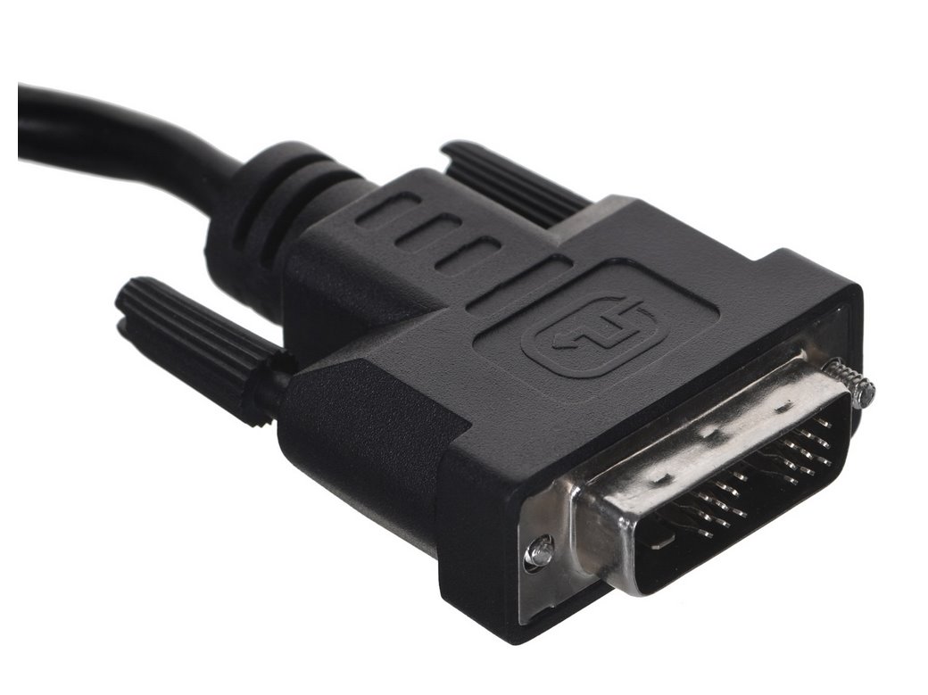 miniatura Kabel LANBERG DVI-D (18+1) M/M 3M SINGLE LINK CA-DVIS-10CC-0030-BK