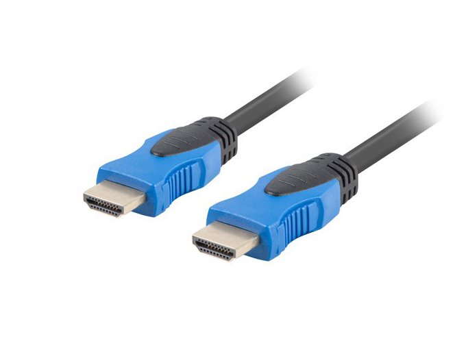 miniatura Kabel Lanberg CA-HDMI-20CU-0010-BK (HDMI M - HDMI M; 1m; kolor czarny)