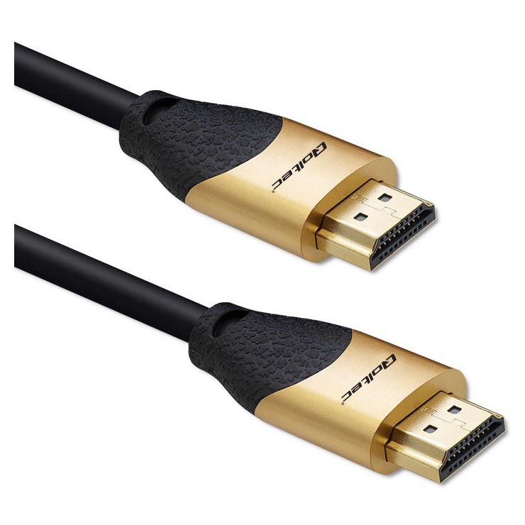 QOLTEC KABEL HDMI V2.1 ULTRA HIGH SPEED 8K | 60HZ | 28AWG | GOLD | 2M (50355)