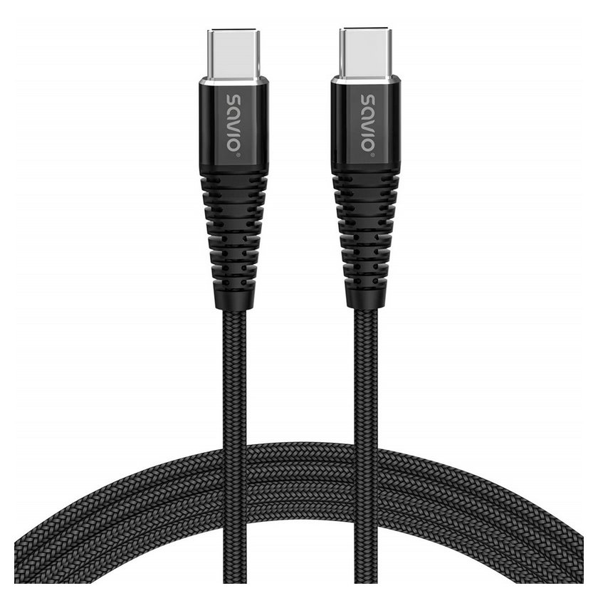 Kabel SAVIO USB TYP C - USB TYP C 5A, 2M CL-160