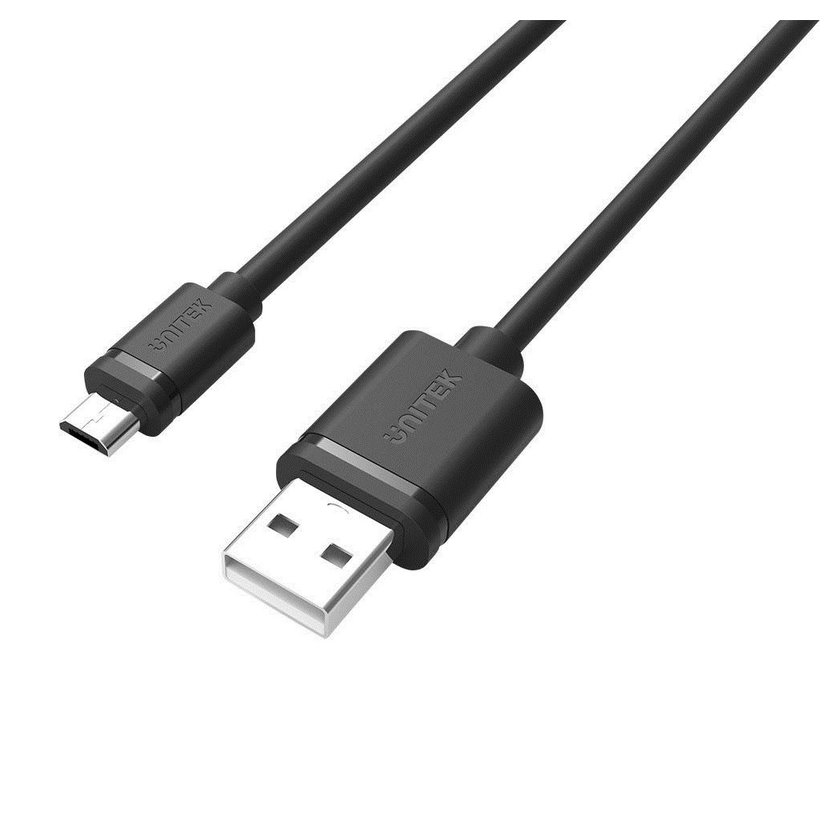 UNITEK PRZEWÓD USB MICROUSB 2.0 1,5M FAST CHARGING (Y-C434GBK)