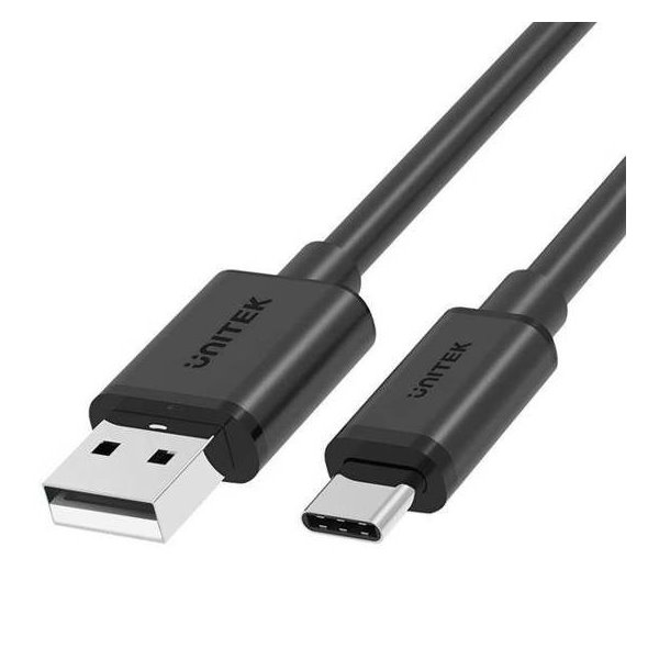 Kabel UNITEK USB-A 2.0 - USB-C, 3M, C14069BK