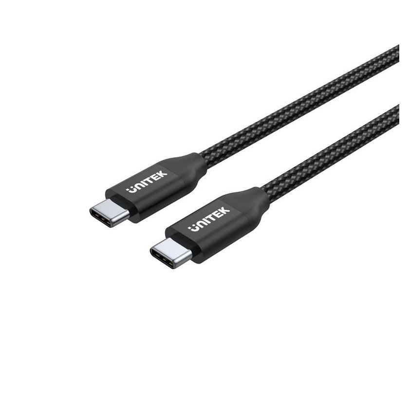 Kabel UNITEK USB-C - USB-C, PD 100W, C14059BK