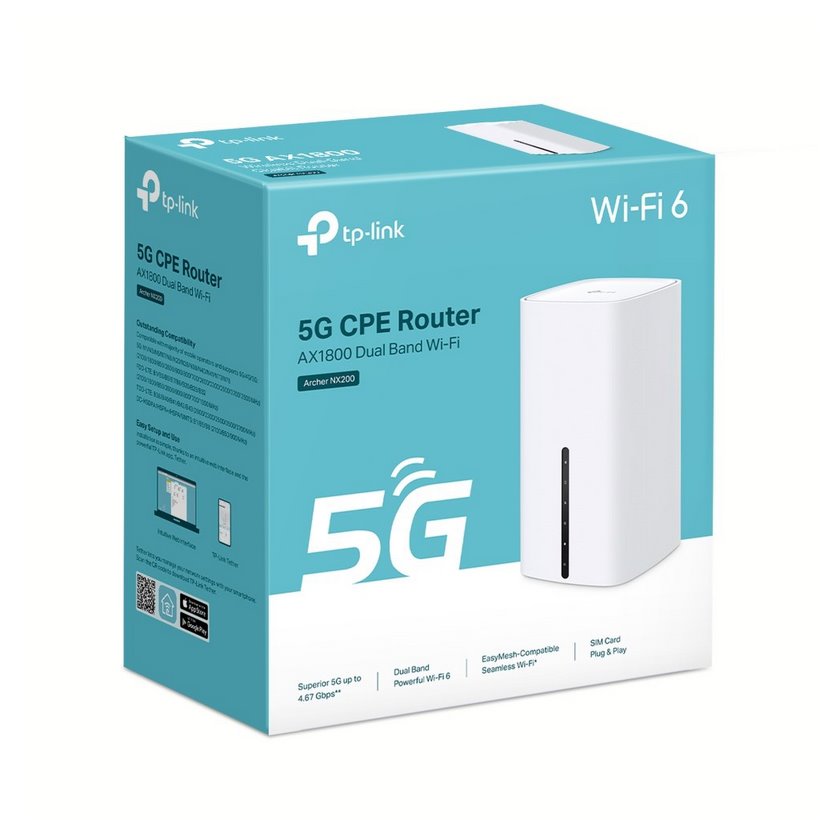 miniatura Router TP-Link ARCHER NX200 gigabitowy Router 5G