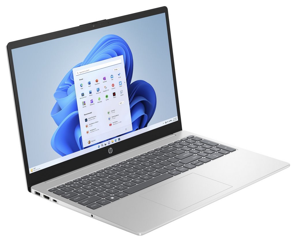 miniatura Notebook HP 15-fd0003nw i3-1315U 15.6"FHD AG IPS 250nits 8GB DDR4 SSD 256GB Intel UHD Graphics Cam720p Windows 11 2Y Natural Silver (89T73EA)