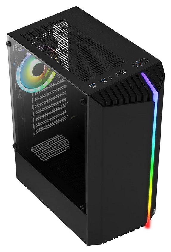 miniatura Obudowa AEROCOOL PGS BIONIC-G-BK-v2 RGB (AEROPGS-BIONIC-GBKV2)