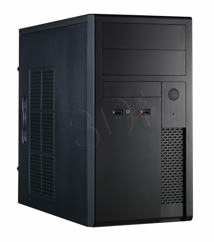 Obudowa CHIEFTEC ELOX XT-01B-350GPB (MICRO ATX; KOLOR CZARNY)