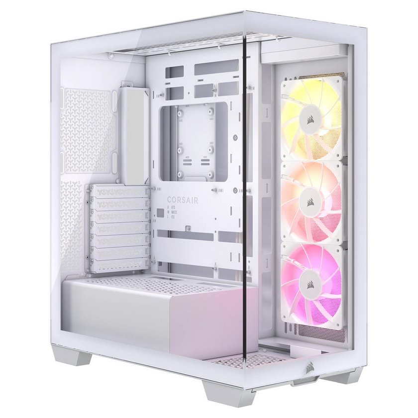 Obudowa CORSAIR 3500X RGB Tempered Glass Mid-Tower, White (CC-9011279-WW)