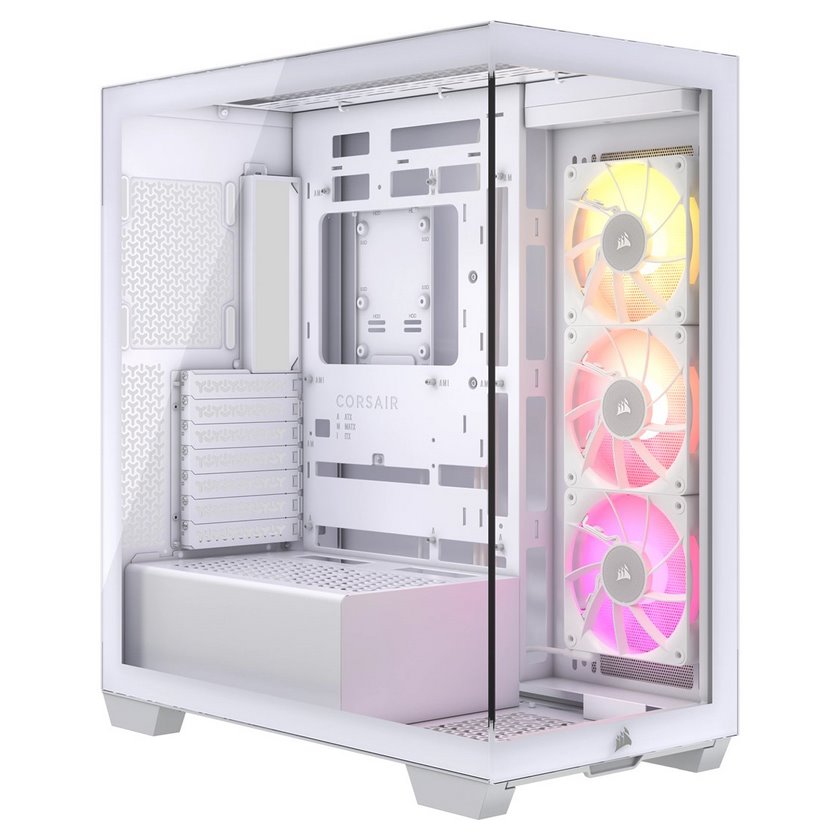 Obudowa CORSAIR iCUE LINK 3500X RGB Tempered Glass Mid-Tower, White (CC-9011281-WW)