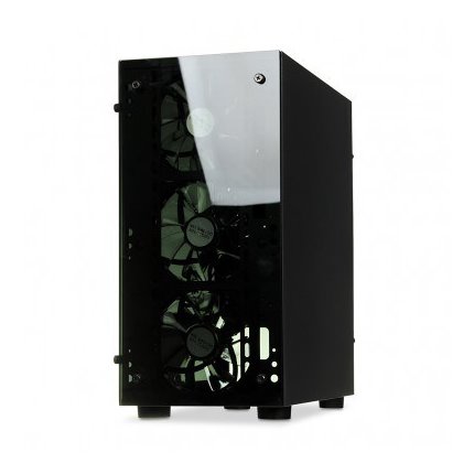 Obudowa IBOX MINI TOWER PASSION V4 GAMING OPV4 (Micro ATX; kolor czarny)