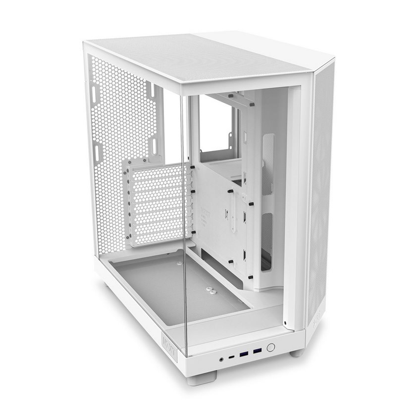 miniatura Obudowa NZXT H6 FLOW MIDI TOWER Z OKNEM BIAŁA (CC-H61FW-01)