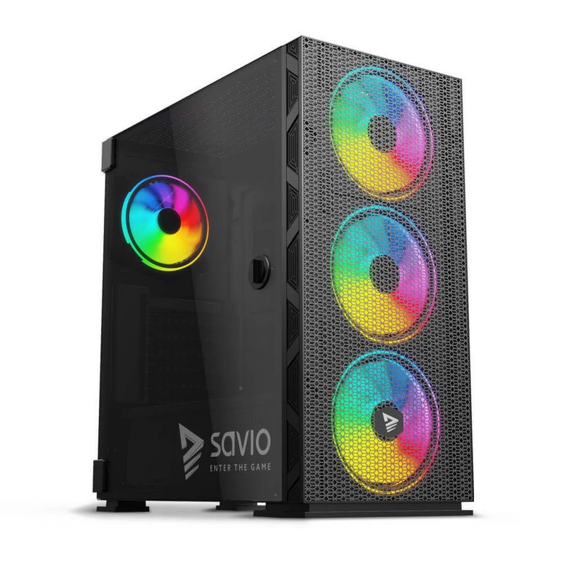 SAVIO Obudowa PC RAPTOR X1 ARGB SAVGC-RAPTORX1