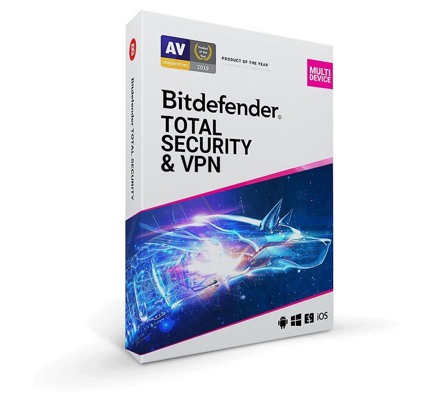 BIT DEFENDER Bitdefender Total Security + VPN 10U / 1Y (BTSV-N-1Y-10D) 