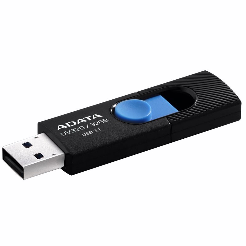 Pendrive ADATA UV320 AUV320-32G-RBKBL (32GB; USB 3.1; KOLOR CZARNY)