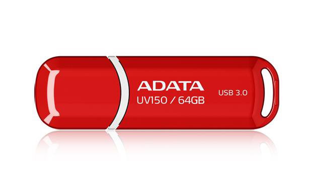 ADATA DASHDRIVE VALUE UV150 64GB USB3.0 RED (AUV150-64G-RRD)