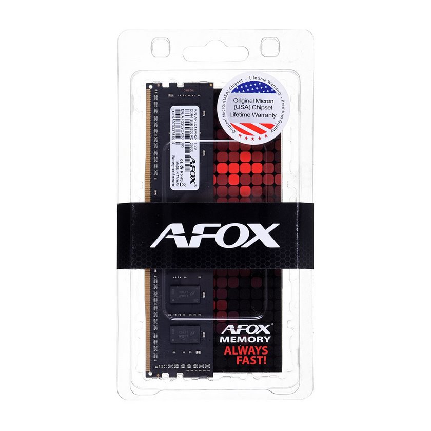 Pamięć RAM AFOX DDR4 16GB 3200MHZ CL22 AFLD416PH1P