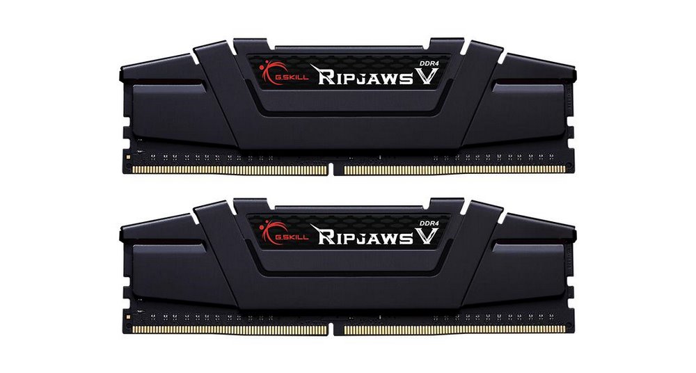 miniatura Pamięć RAM G.SKILL DDR4 RIPJAWS V 2X32GB 3600MHz CL18 XMP2 BLACK F4-3600C18D-64GVK