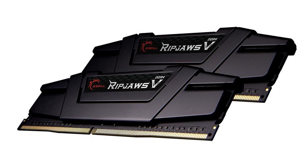 miniatura Pamięć RAM G.SKILL RIPJAWS V DDR4 2X32GB 3600MHz CL16 XMP2 BLACK F4-3600C16D-64GVK