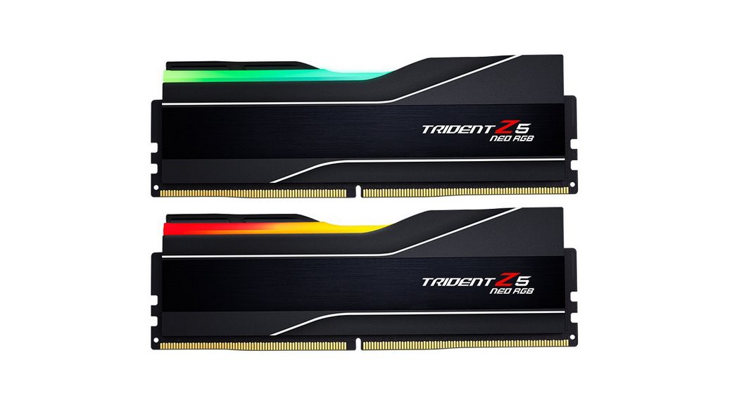 miniatura Pamięć RAM G.SKILL TRIDENT NEO AMD RGB DDR5 2X16GB 6000MHZ CL30 EXPO BLACK F5-6000J3038F16GX2-TZ5NR