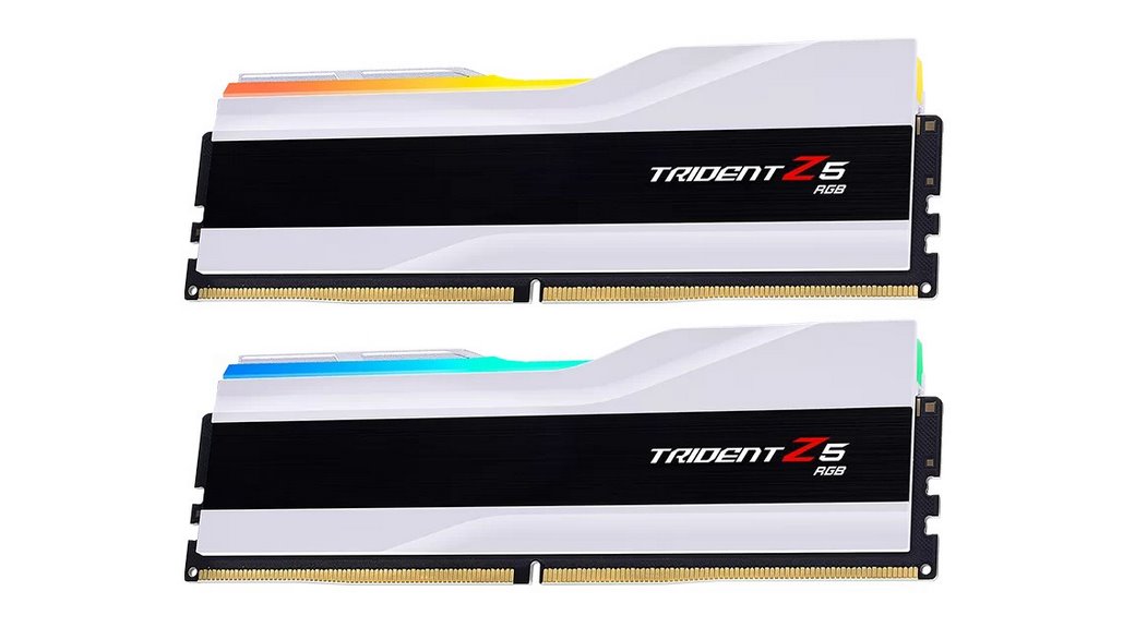 miniatura Pamięć RAM G.SKILL TRIDENT Z5 RGB DDR5 2X32GB 6400MHZ CL32 XMP3 WHITE F5-6400J3239G32GX2-TZ5RW