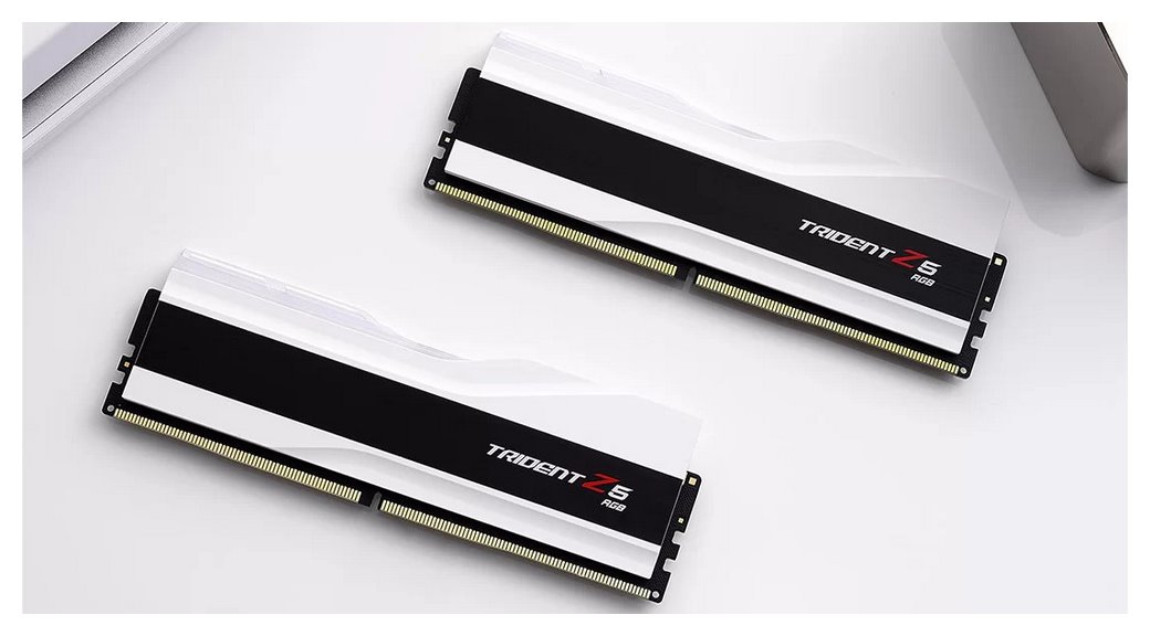 miniatura Pamięć RAM G.SKILL TRIDENT Z5 RGB DDR5 2X32GB 6400MHZ CL32 XMP3 WHITE F5-6400J3239G32GX2-TZ5RW