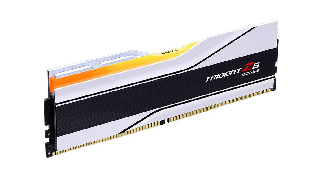 Pamięć RAM G.SKILL TRIDENT NEO AMD RGB DDR5 2X16GB 6400MHZ CL32 EXPO WHITE F5-6400J3239G16GX2-TZ5NRW