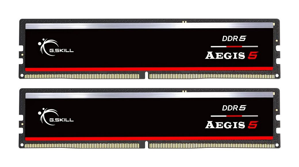 Pamięć RAM G.SKILL AEGIS 5 DDR5 2X32GB 5200MHZ CL40 XMP3 BLACK F5-5200J4040A32GX2-IS