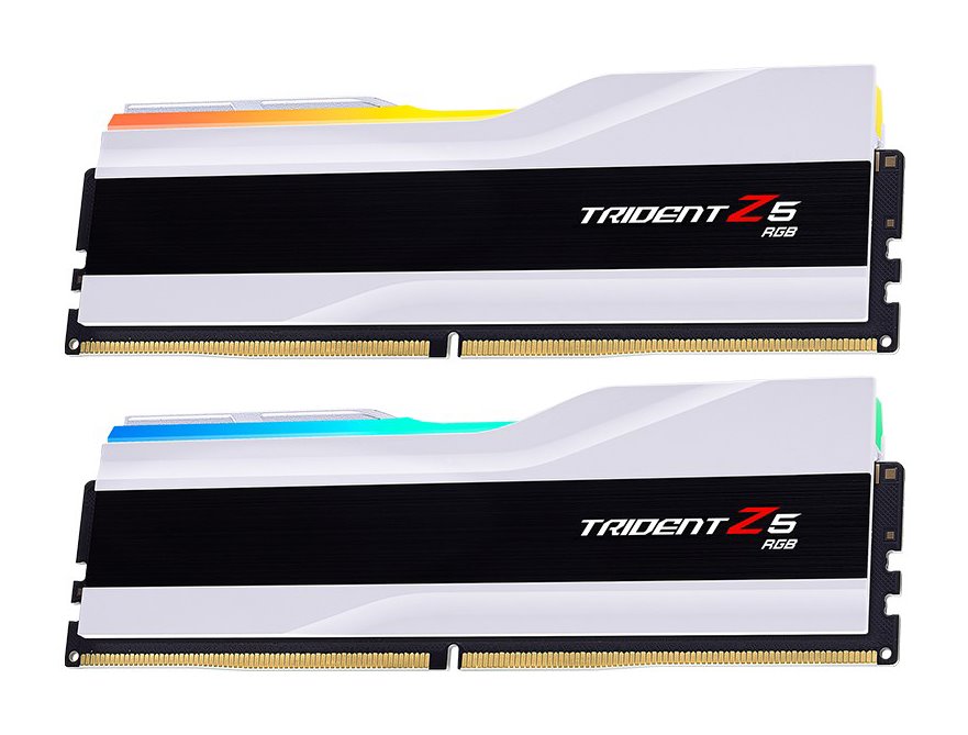 miniatura Pamięć RAM G.SKILL TRIDENT Z5 RGB DDR5 2X16GB 7200MHZ CL34 XMP3 WHITE F5-7200J3445G16GX2-TZ5RW