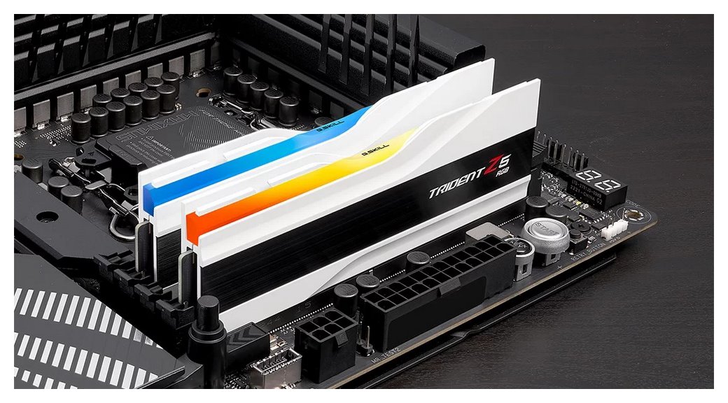 miniatura Pamięć RAM G.SKILL TRIDENT Z5 RGB DDR5 2X16GB 7200MHZ CL34 XMP3 WHITE F5-7200J3445G16GX2-TZ5RW