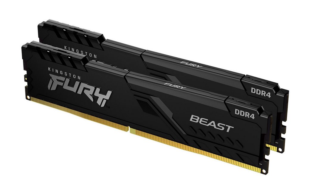 Pamięć RAM KINGSTON DDR4 16GB FURY Beast 3200MHz (KF432C16BBK2/16)